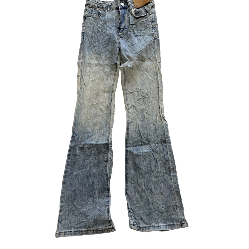 Fashion Jeans Bootcut Jeans Womens Small Blue Light‎ Wash High Rise Denim 27x28